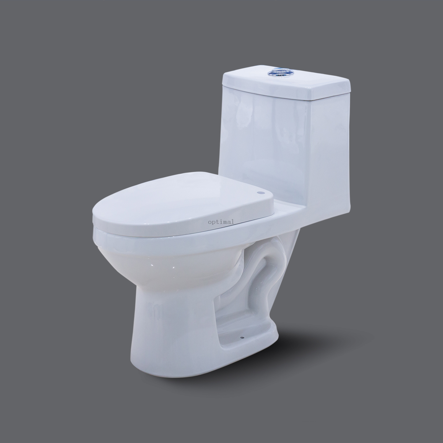 Bathroom Sanitary Ware Economic Hot Selling Design Rimless Siphonic One-Piece Toilet S-Trap 300mm