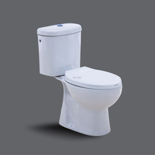 Ecnomic Bathroom Southeast Asia Sanitaryware Two Piece S-trap Siphonic Flushing Ceramic Toilet 