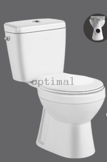 water closet sanitaryware Two piece P-trap bathroom ceramic toilet