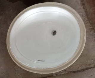  Hot Selling Undercounter Art Ceramic Bathroom Basin White Color For JOMOO Supplier